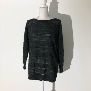Club Monaco metallic mohair textured sweater